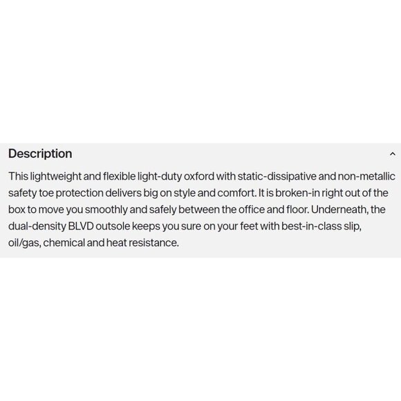 Red Wing 6172 ComfortPro Safety Toe Oxford Black Work Shoe Men 8.5 D NEW in BOX - Picture 6 of 12